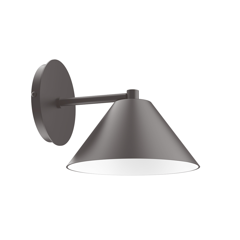 8&#34; Pinnacle Wall Sconce, Bronze Matte