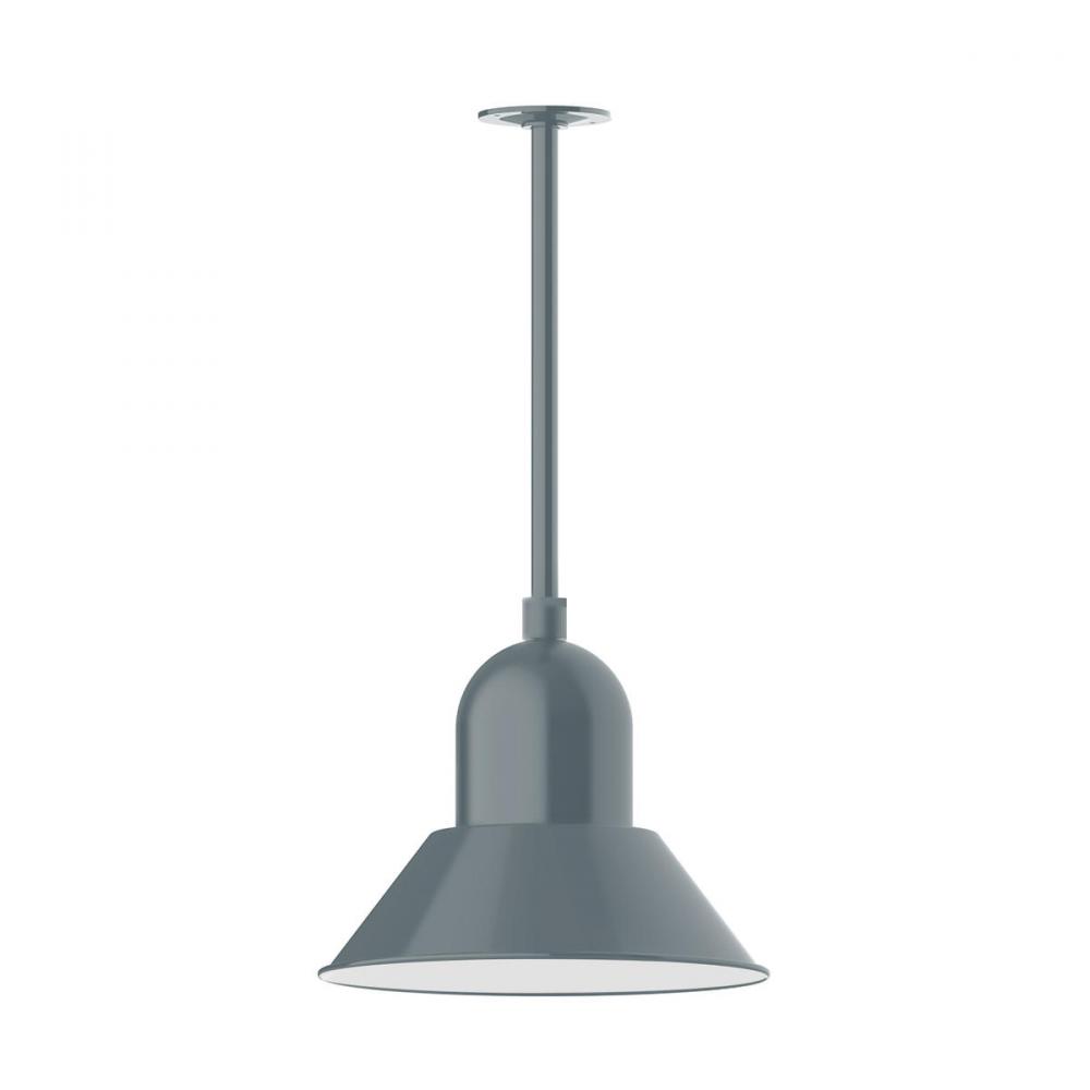 14&#34; Prima, stem mount with canopy, Slate Gray