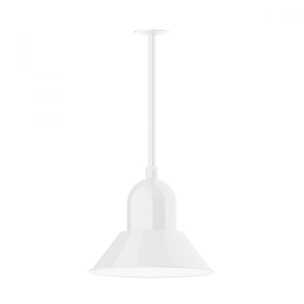 14&#34; Prima, stem mount with canopy, White