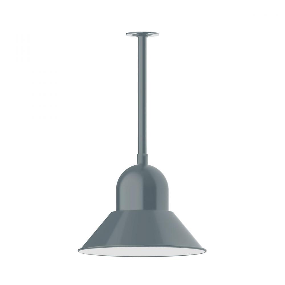 16&#34; Prima, stem mount with canopy, Slate Gray