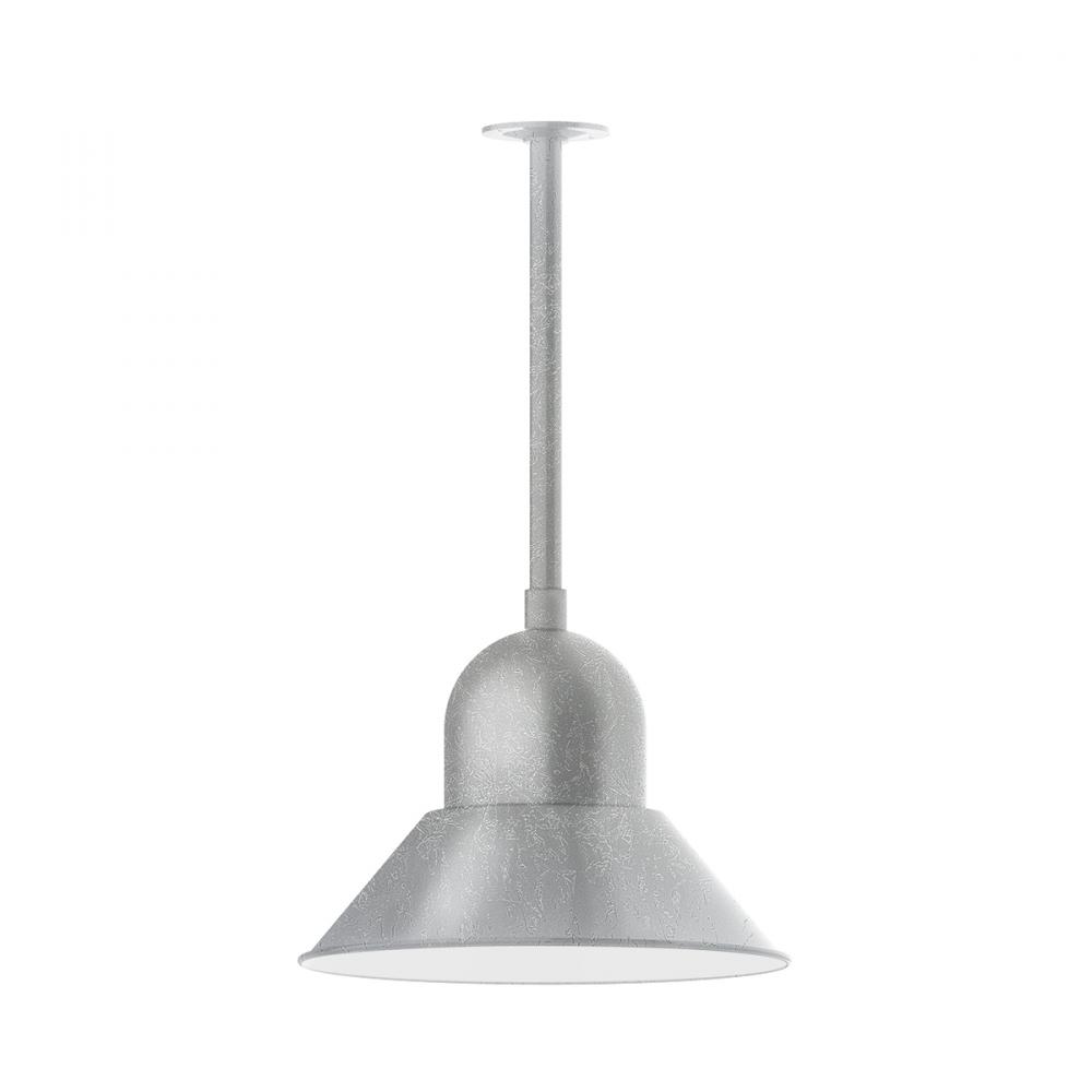 16&#34; Prima, stem mount with canopy, Painted Galvanized