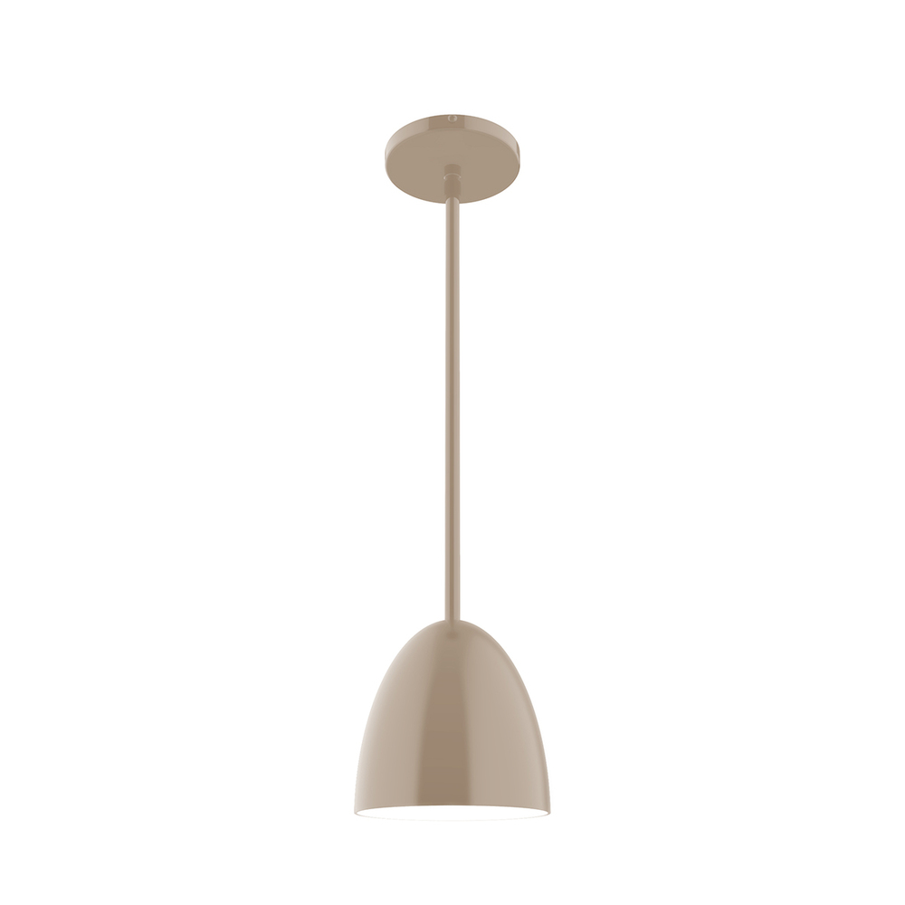 6&#34; Jill Stem Hung Pendant, Clay