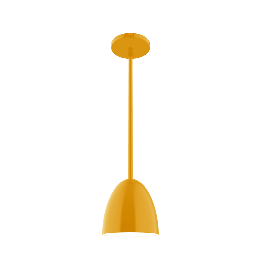 6&#34; Jill Stem Hung Pendant, Bright Yellow