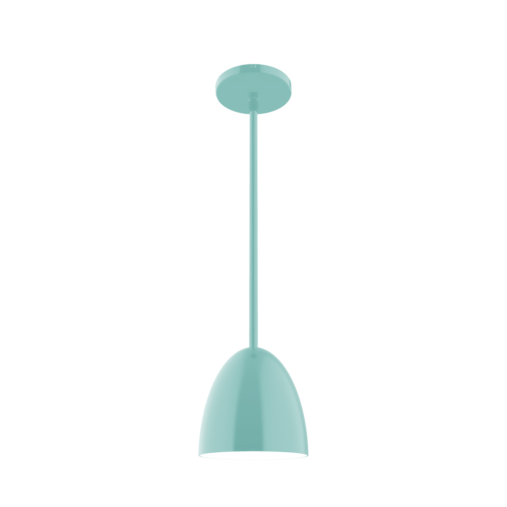 6&#34; Jill Stem Hung Pendant, Sea Green