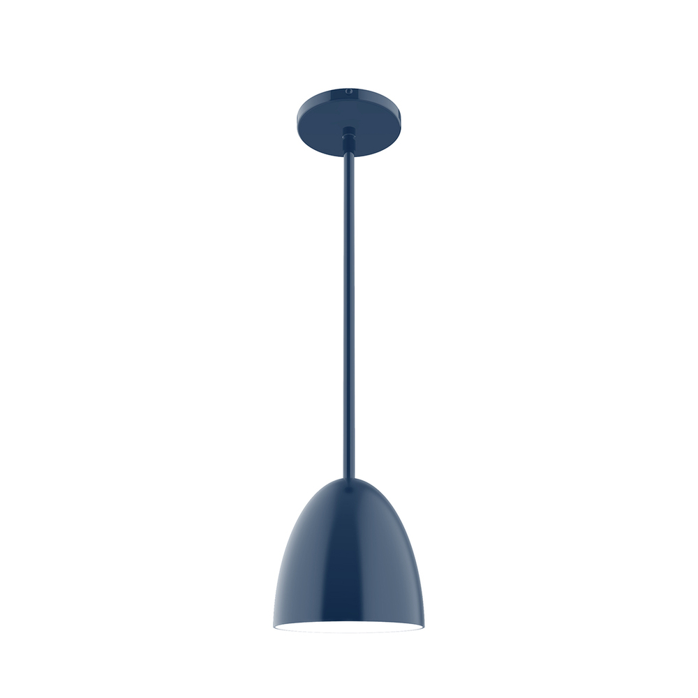 6&#34; Jill Stem Hung Pendant, Navy