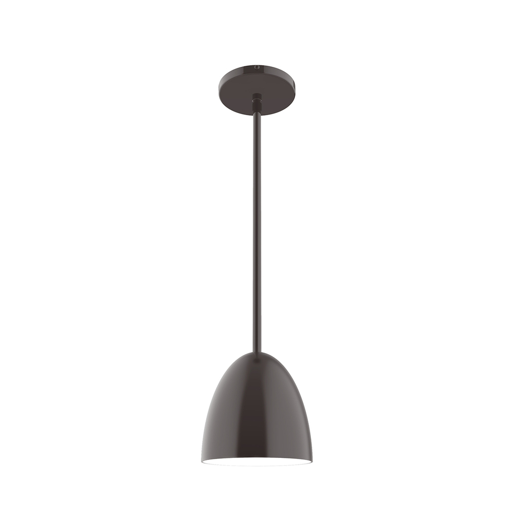 6&#34; Jill Stem Hung Pendant, Architectural Bronze