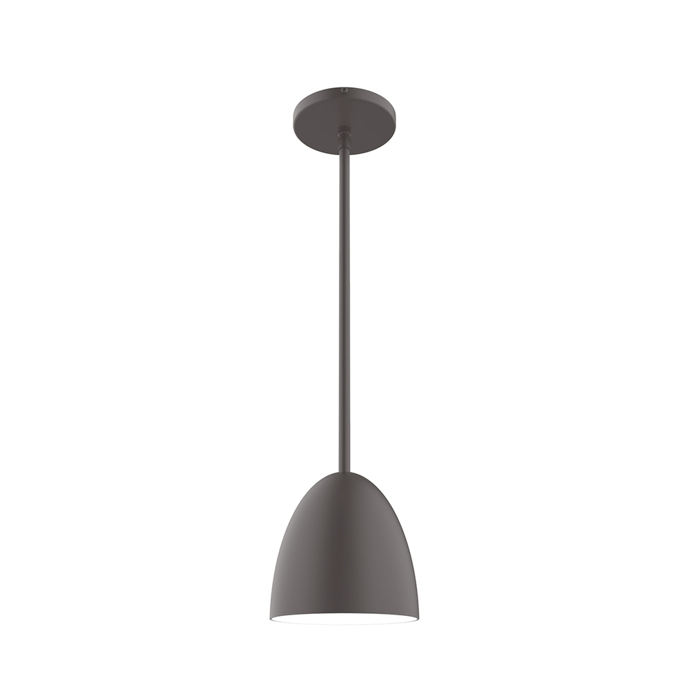 6&#34; Jill Stem Hung Pendant, Bronze Matte