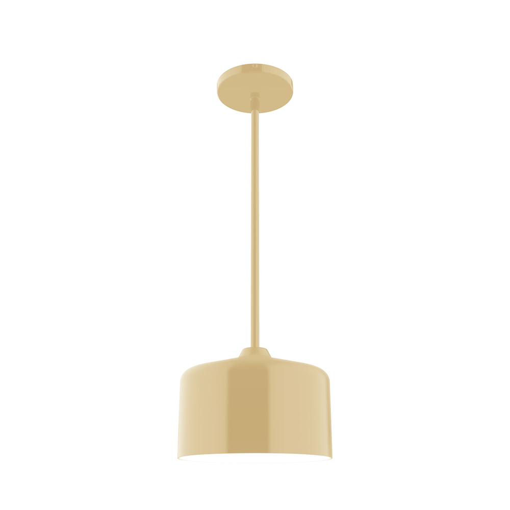 8.5&#34; Julia Stem Hung Pendant, Ivory