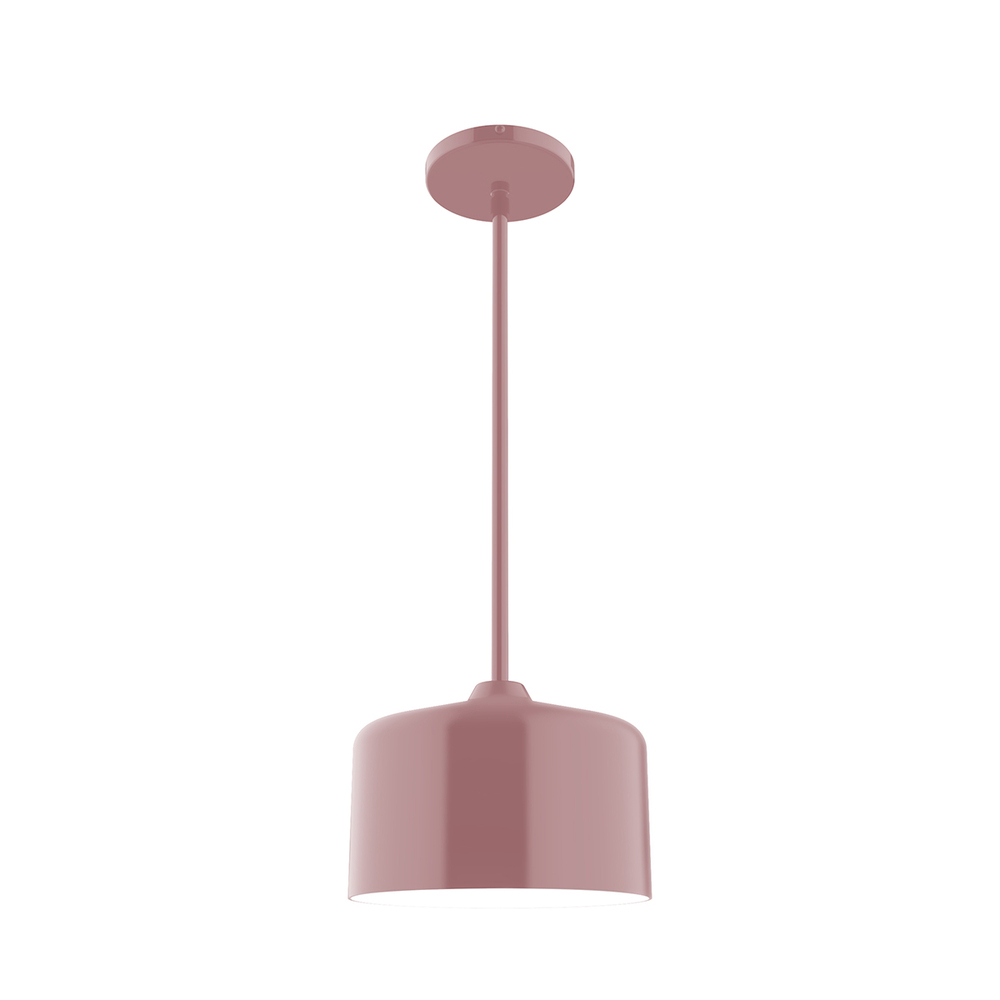 8.5&#34; Julia Stem Hung Pendant, Mauve