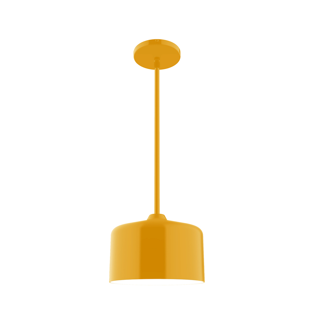 8.5&#34; Julia Stem Hung Pendant, Bright Yellow