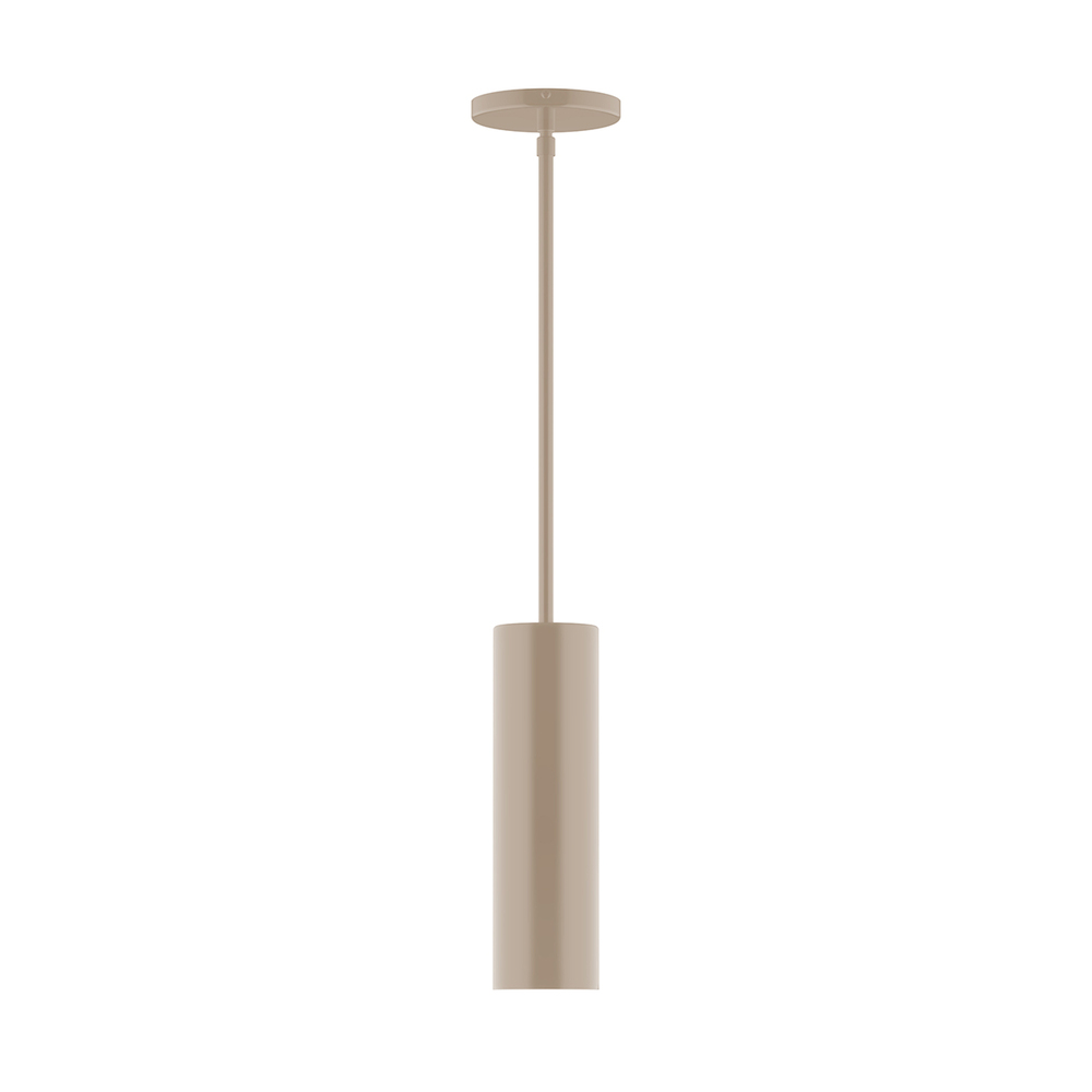 3.5&#34; x 12&#34; Beam Stem Hung Pendant, Clay