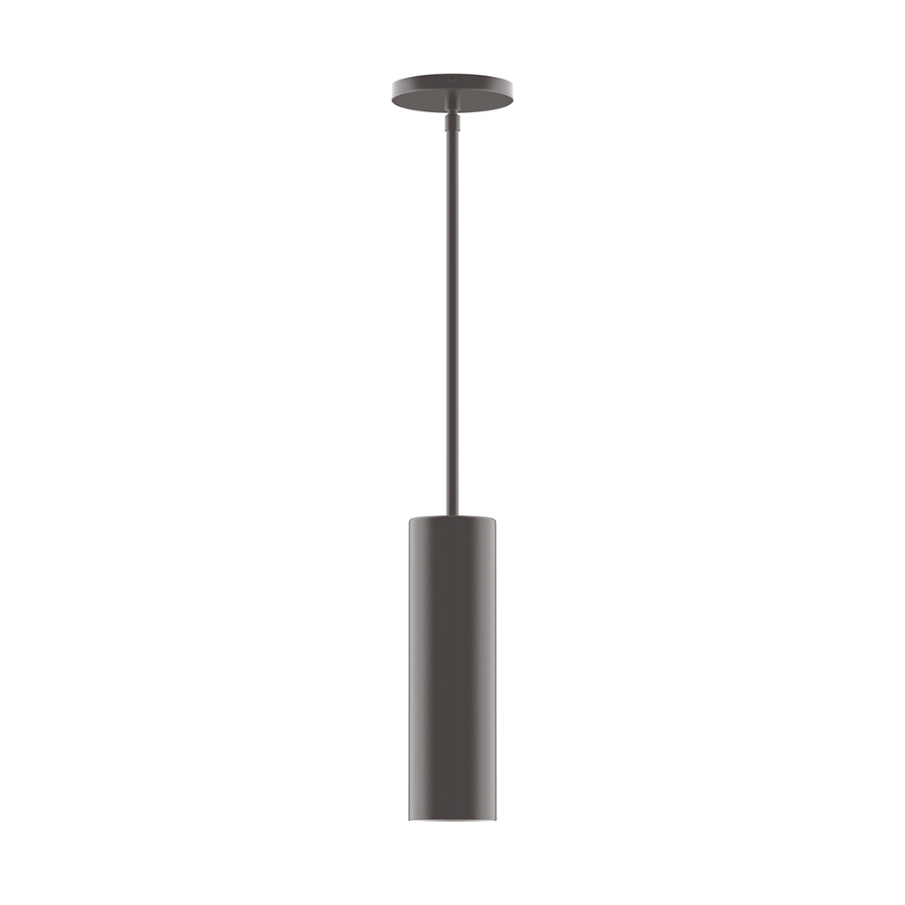 3.5&#34; x 12&#34; Beam Stem Hung Pendant, Bronze Matte