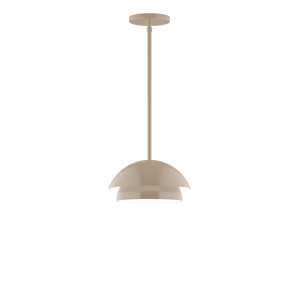 10&#34; Nest Stem Hung Pendant, Clay