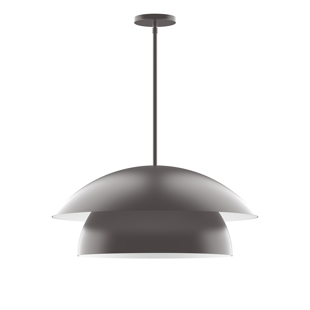 24&#34; Nest Stem Hung Pendant, Bronze Matte