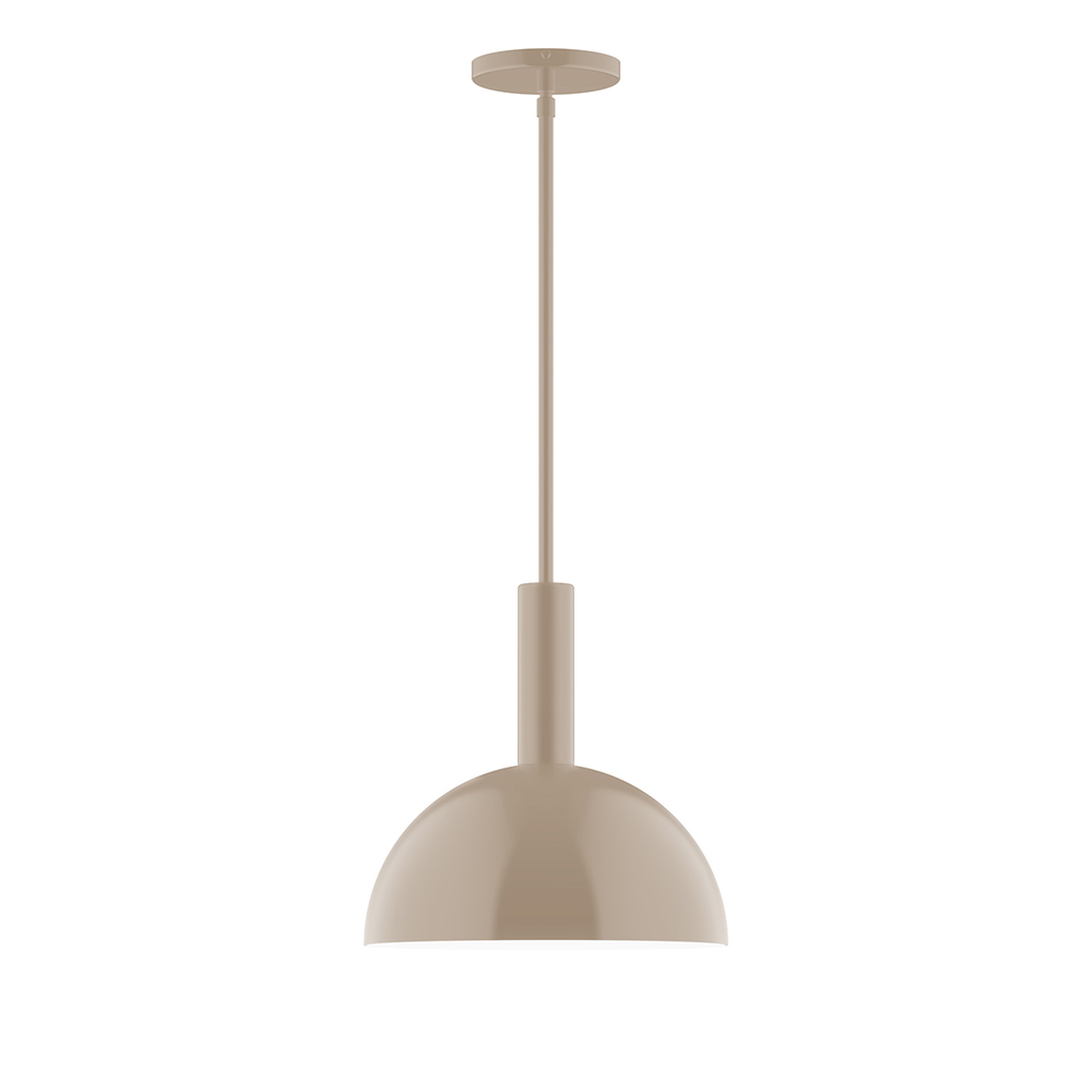 12&#34; Ray Stem Hung Pendant, Clay