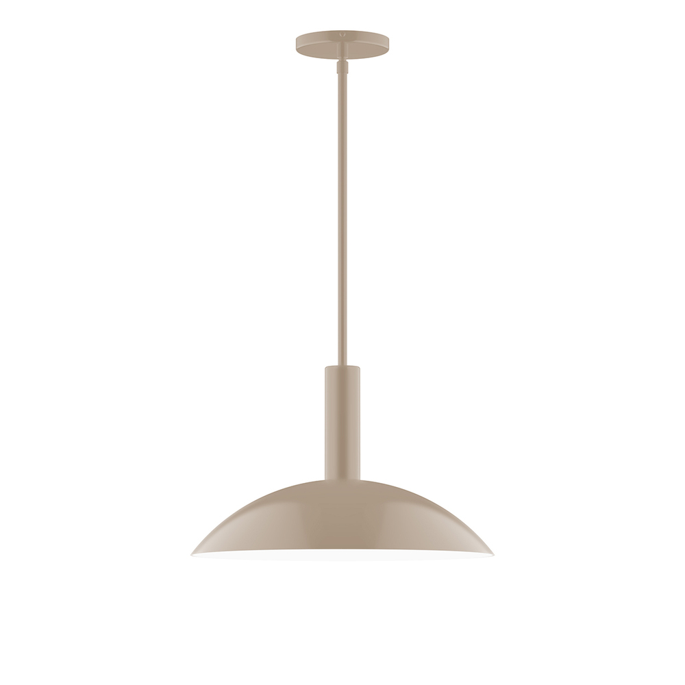 16&#34; Glow Stem Hung Pendant, Clay