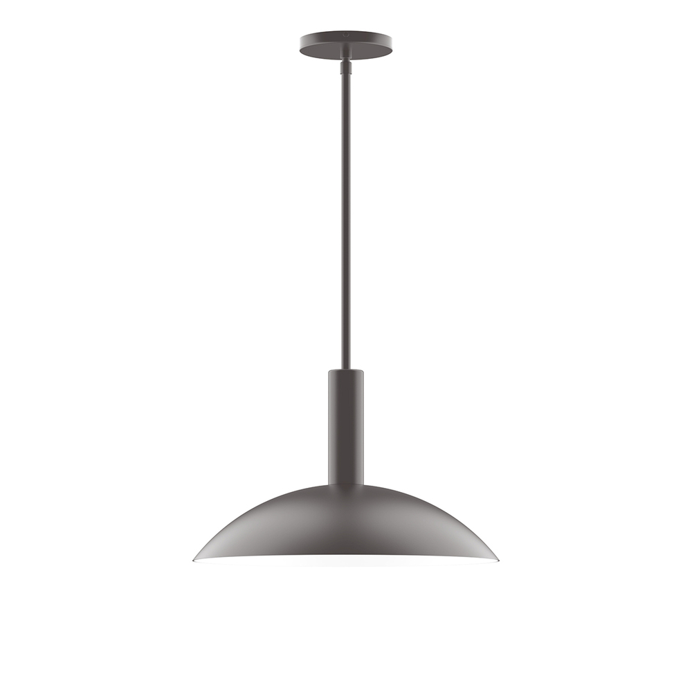 16&#34; Glow Stem Hung Pendant, Bronze Matte