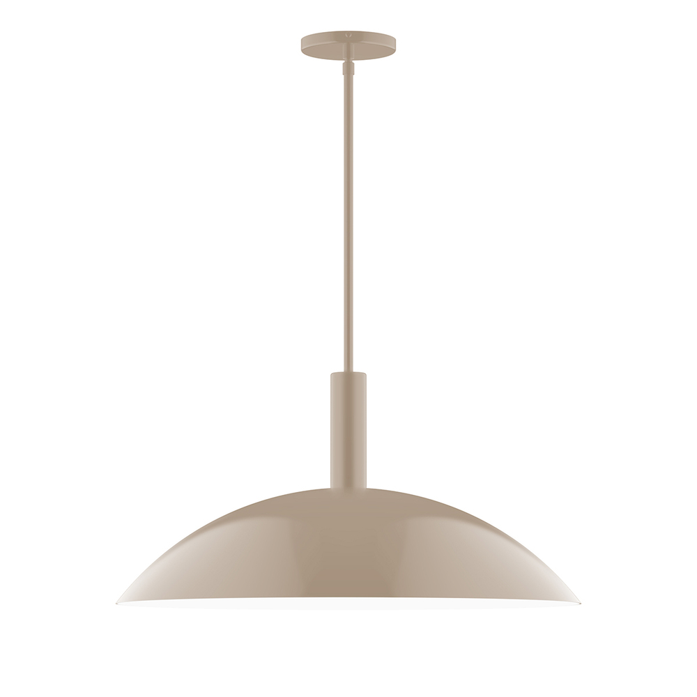 24&#34; Glow Stem Hung Pendant, Clay