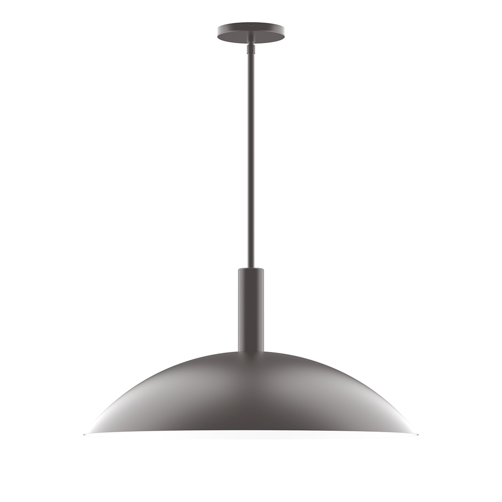 24&#34; Glow Stem Hung Pendant, Bronze Matte