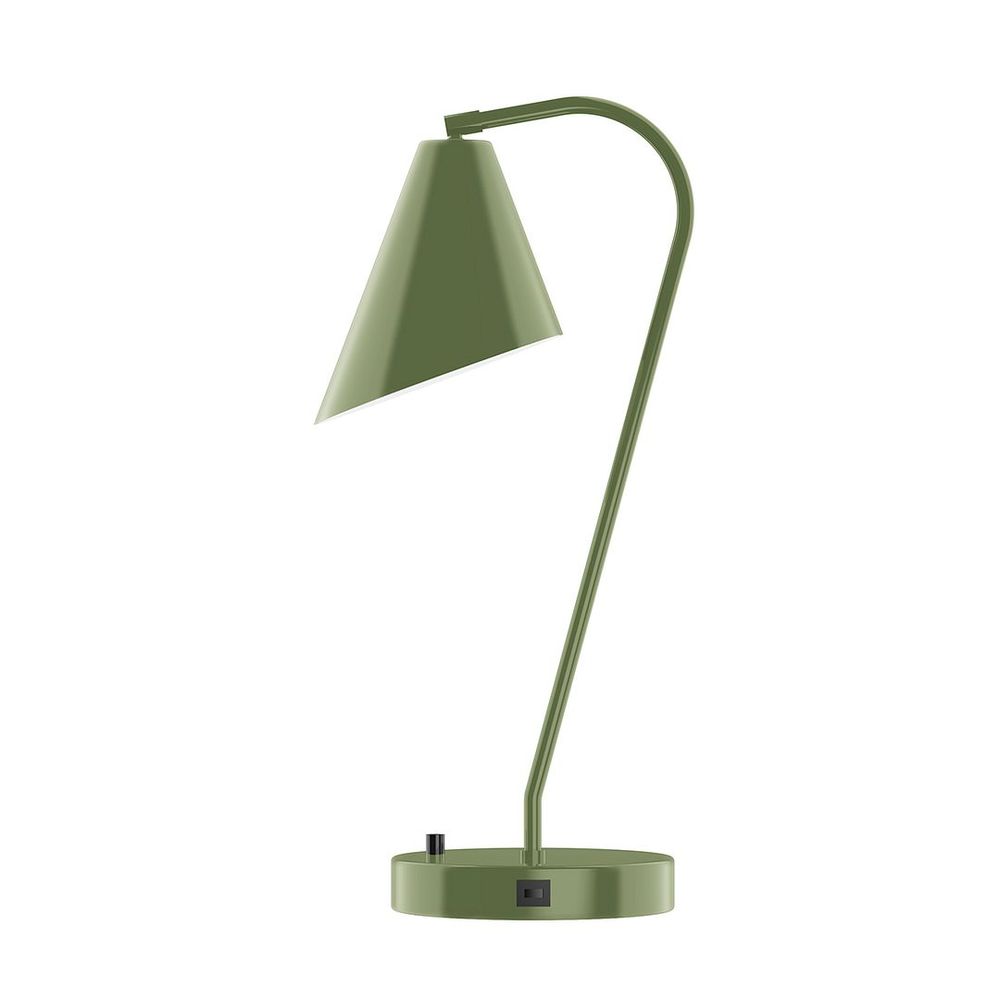 23&#34; Jasmine Table Lamp, Fern Green