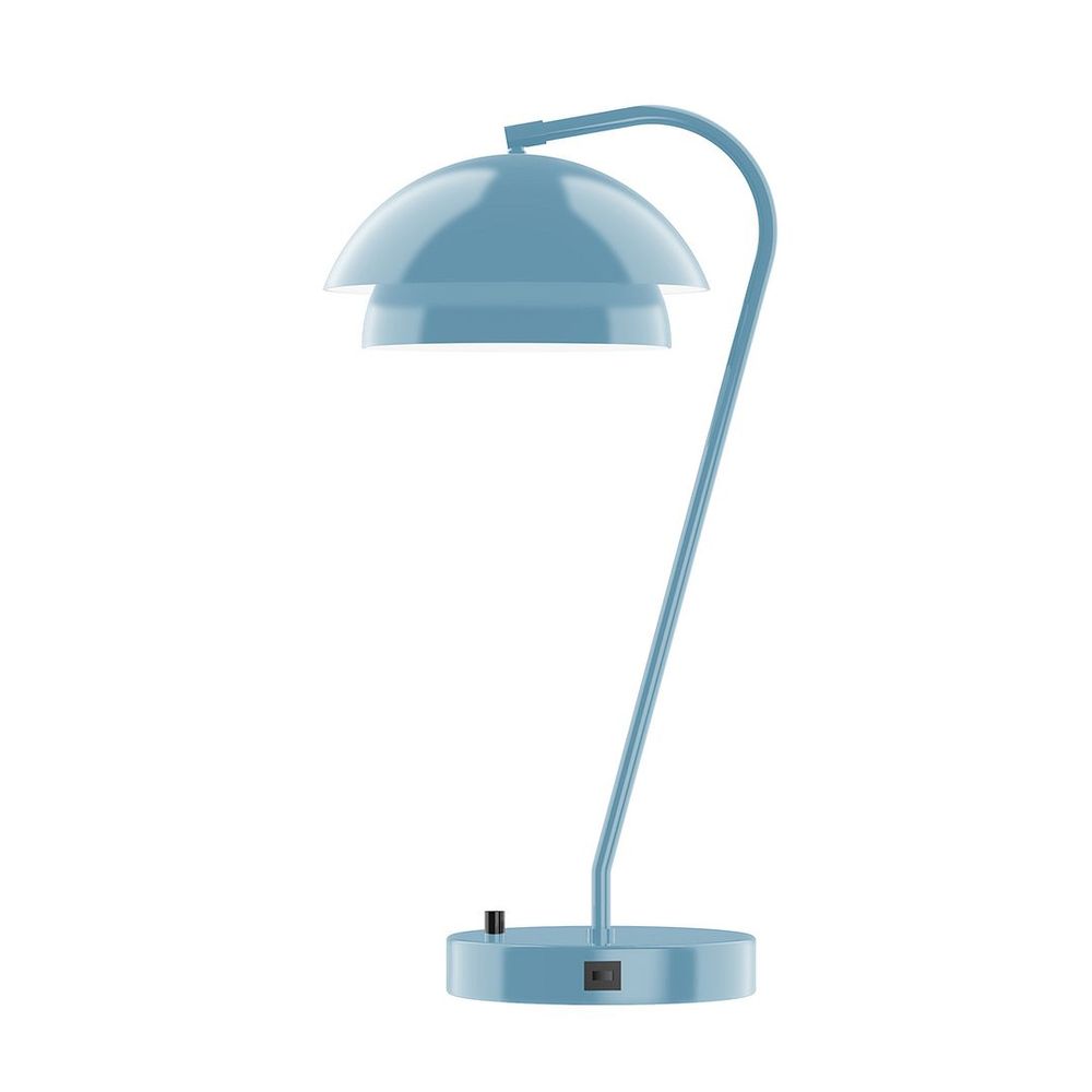 23&#34; Nest Table Lamp, Light Blue