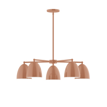 Montclair Light Works CHC417-19 - 5-Light Jill Chandelier, Terracotta