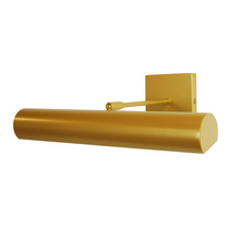 Montclair Light Works DPD321-75 - 16" Gallery Direct Wire LED picture light, Gold Matte