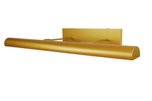 Montclair Light Works DPE323-75 - 32" Gallery Direct Wire LED picture light, Gold Matte