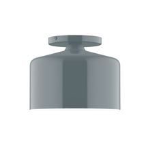 Montclair Light Works FMD419-40 - 8.5" Julia Flush Mount, Slate Gray