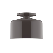 Montclair Light Works FMD419-51 - 8.5" Julia Flush Mount, Architectural Bronze