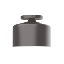 Montclair Light Works FMD419-57 - 8.5" Julia Flush Mount, Bronze Matte