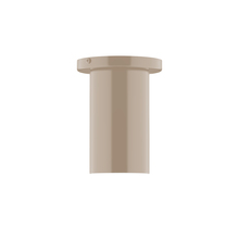 Montclair Light Works FMD425-18 - 3.5" x 6" Beam Flush Mount, Clay