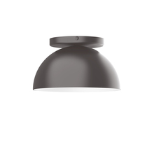 Montclair Light Works FMD431-57 - 8" Arcade Flush Mount, Bronze Matte