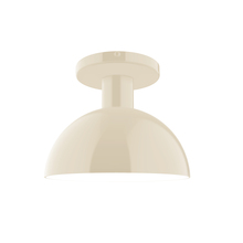 Montclair Light Works FMDX456-16 - 8" Ray Flush Mount, Cream
