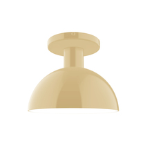 Montclair Light Works FMDX456-17 - 8" Ray Flush Mount, Ivory