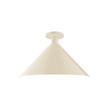 Montclair Light Works FMDX467-16 - 18" Chase Flush Mount, Cream