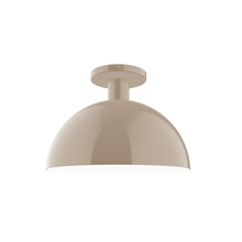 Montclair Light Works FMDX471-18 - 12" Ray Flush Mount, Clay
