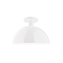 Montclair Light Works FMDX471-44 - 12" Ray Flush Mount, White