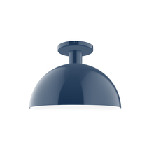 Montclair Light Works FMDX471-50 - 12" Ray Flush Mount, Navy