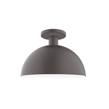 Montclair Light Works FMDX471-57 - 12" Ray Flush Mount, Bronze Matte