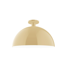 Montclair Light Works FMDX472-17 - 18" Ray Flush Mount, Ivory