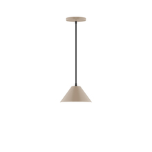 Montclair Light Works PEB421-18 - 8" Pinnacle Pendant, Clay
