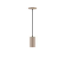 Montclair Light Works PEB425-18 - 3.5" x 6" Beam Pendant, Clay