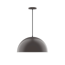 Montclair Light Works PEB433-57 - 18" Arcade Pendant, Bronze Matte