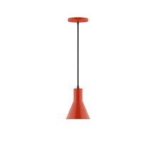 Montclair Light Works PEB436-26 - 6" Flare Pendant, Vermillion