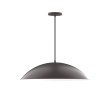 Montclair Light Works PEB439-57 - 24" Plateau Pendant, Bronze Matte
