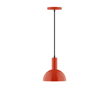 Montclair Light Works PEBX456-26 - 8" Ray Pendant, Vermillion