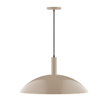 Montclair Light Works PEBX467-18 - 18" Chase Pendant, Clay