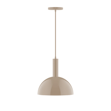 Montclair Light Works PEBX471-18 - 12" Ray Pendant, Clay