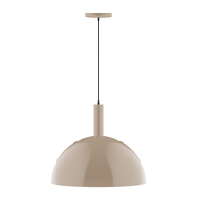 Montclair Light Works PEBX472-18 - 18" Ray Pendant, Clay